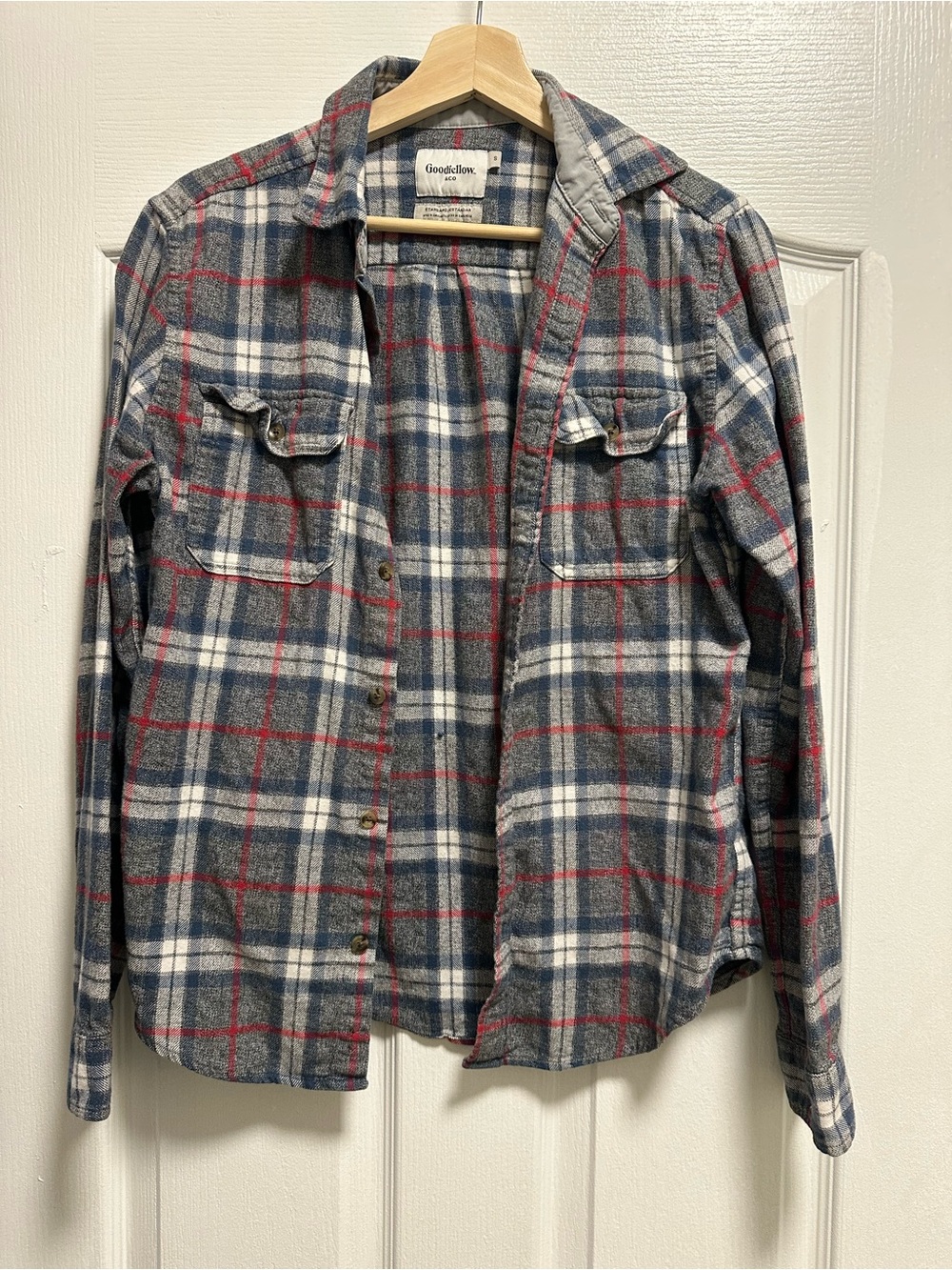 Goodfellow plaid style cotton shirt